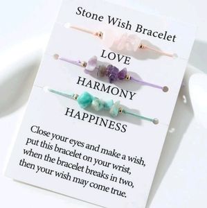 3-pc. Stone Wish Bracelets